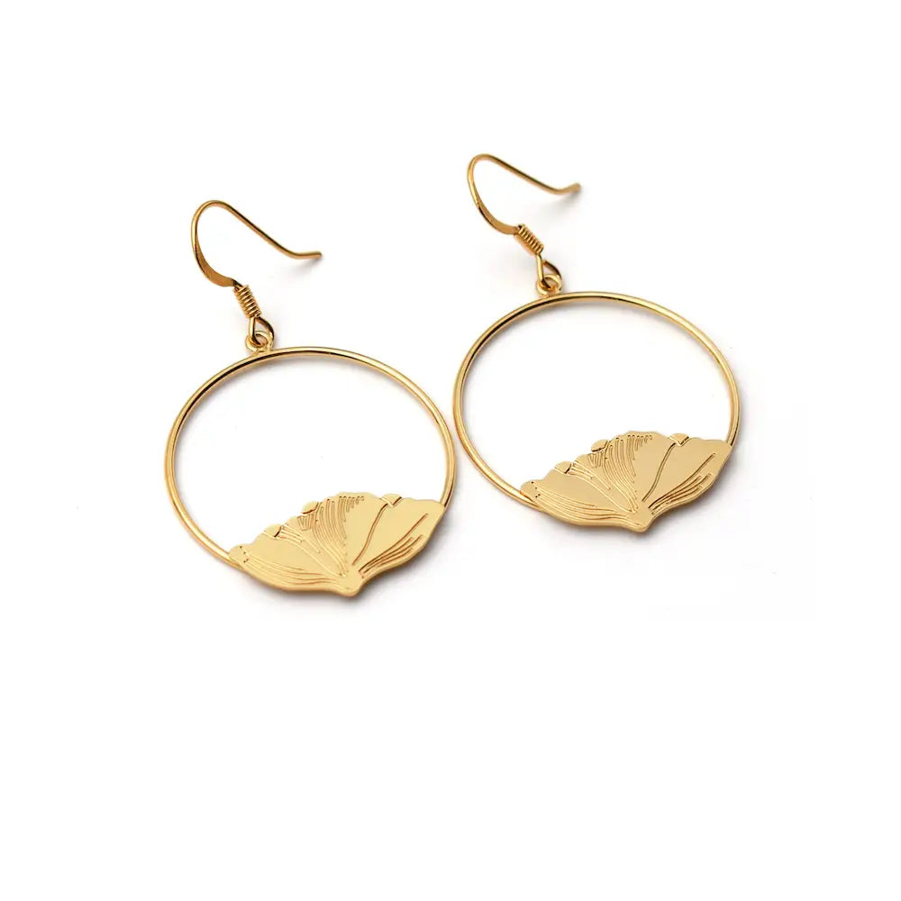 Boucles d'oreilles Créoles Floraison
