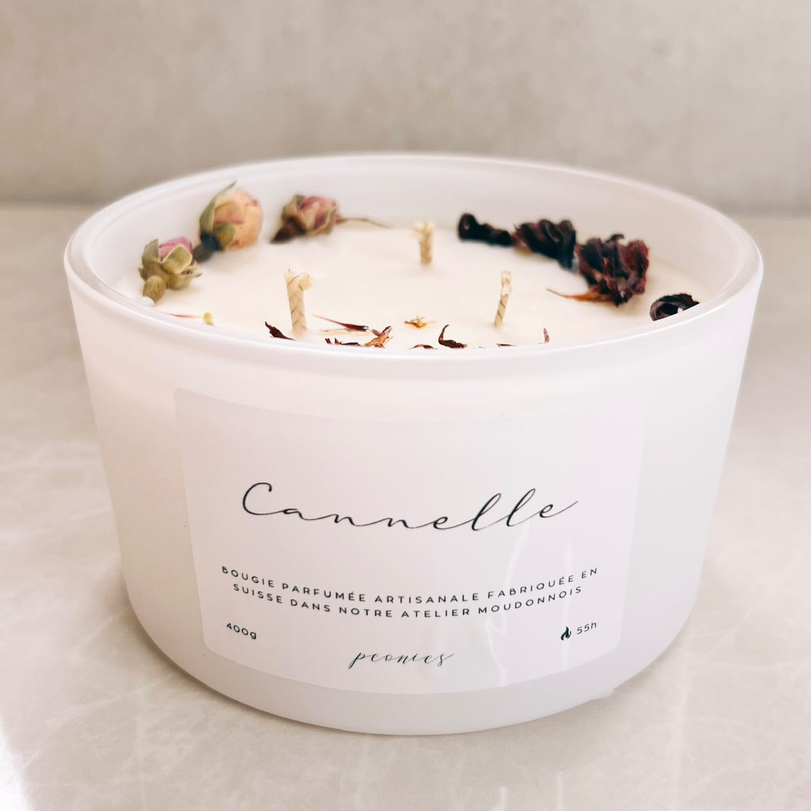 Grande bougie ¨Cannelle" 400 gr