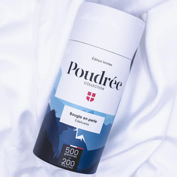 Bougie "Collection Poudrée" Edelweiss