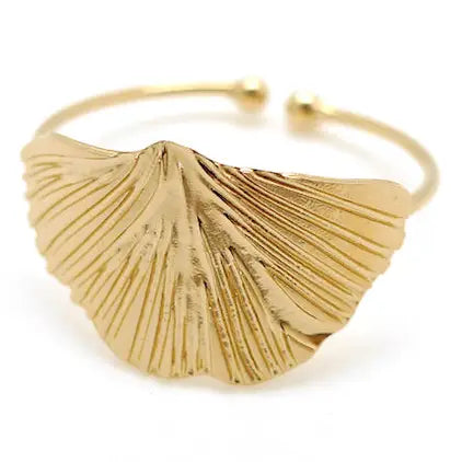 Bague Ginkgo ajustable