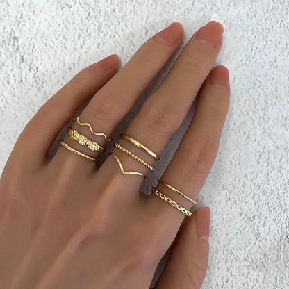 Bague ¨Vague" ajustable