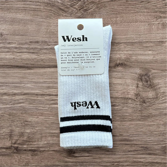 Chaussettes "Wesh"