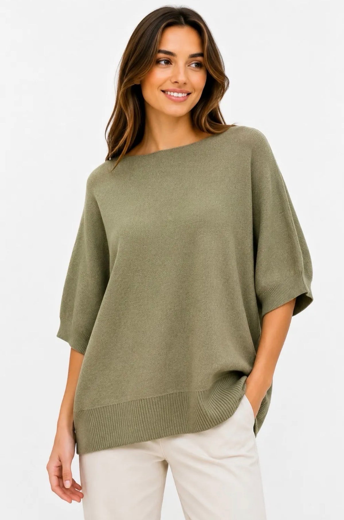 Pull automne manche ¾