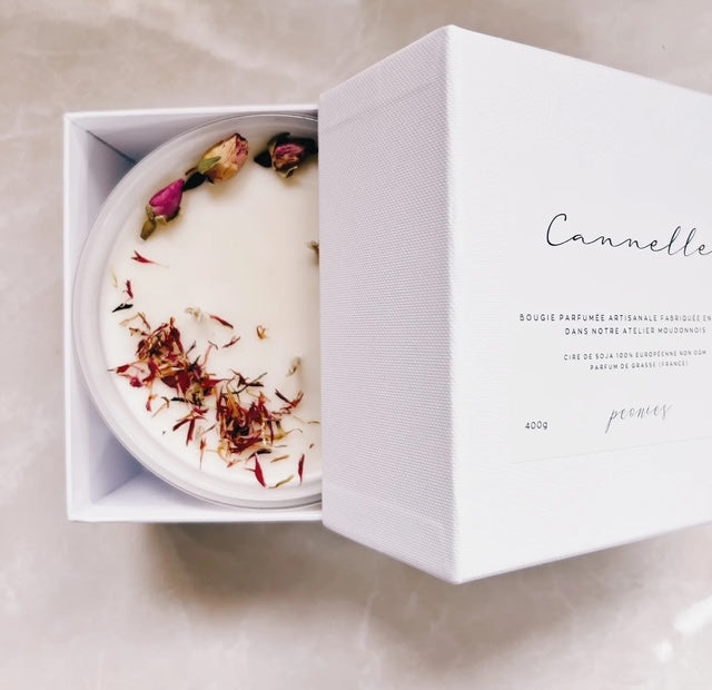 Grande bougie ¨Cannelle" 400 gr