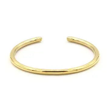 Bague à empiler avec d'autres bagues ou les mêmes dorée