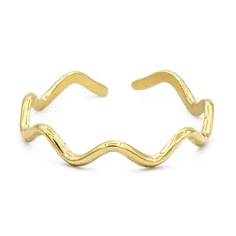 Bague ¨Vague" ajustable