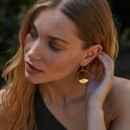 Boucles d'oreilles Créoles Floraison