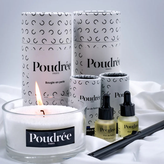 Bougie "Poudrée Paris" - Coffret découverte
