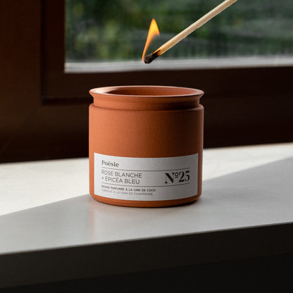 Bougie "With Poésie" n°25