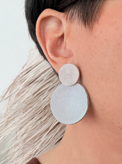 Boucles d'oreilles en cuir