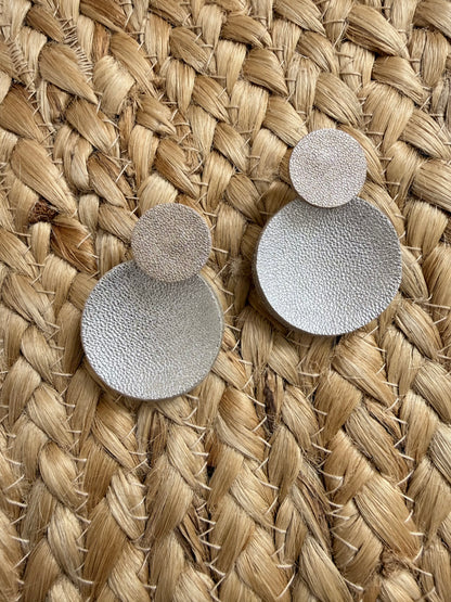 Boucles d'oreilles en cuir