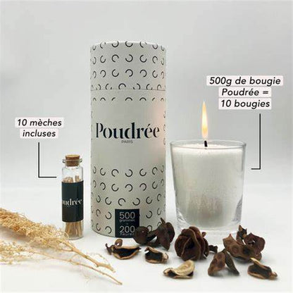 Bougie "Poudrée Paris" - Coffret sensation